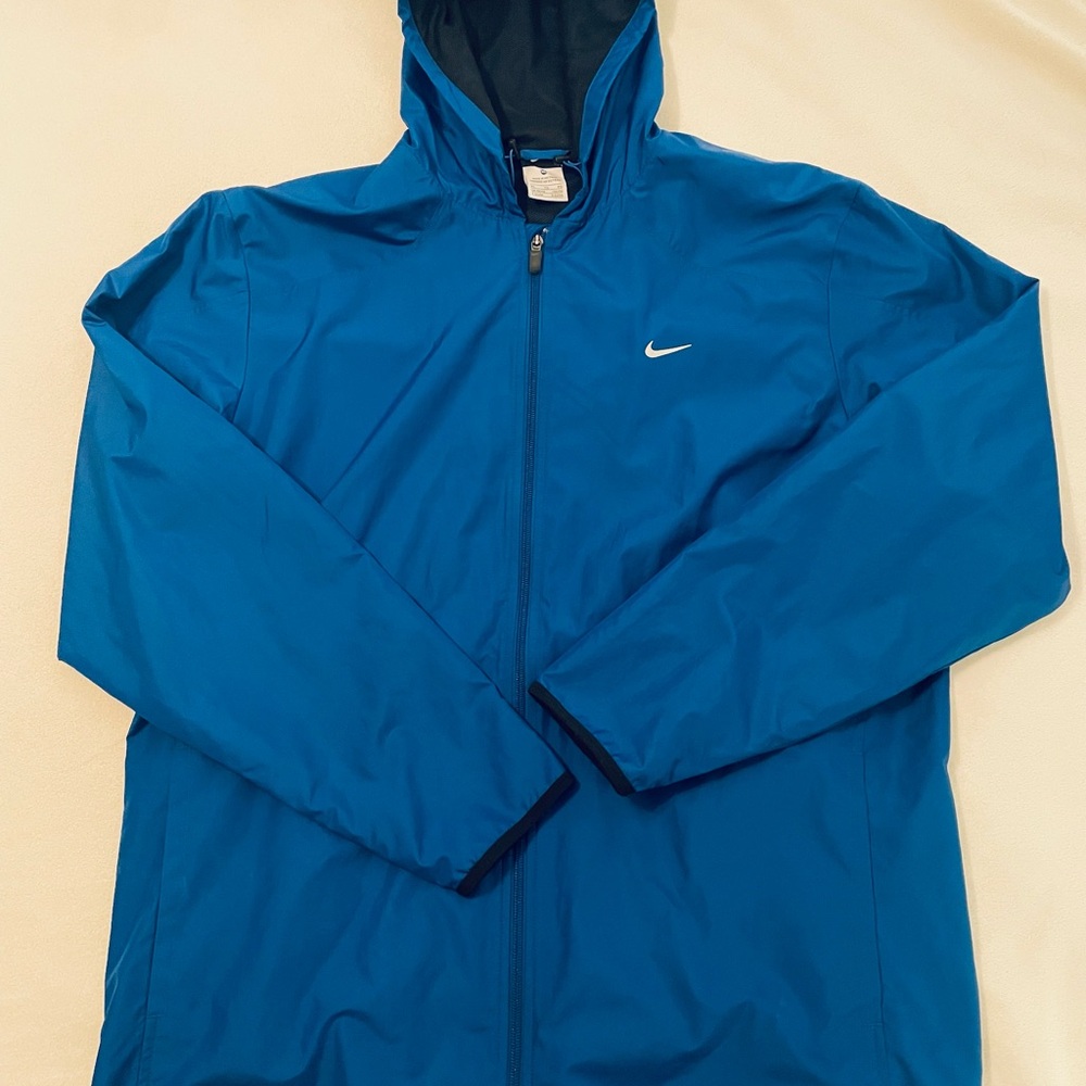 Nike Men’s Active Hooded Rain Jacket XL Blue